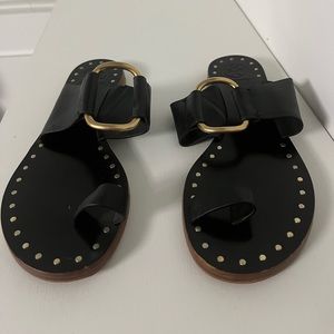 Tory Burch Shoes - Tory Burch Ravello Studded Sandal Thong 7.5